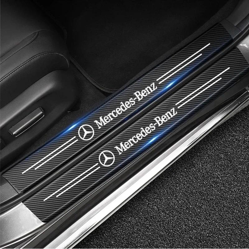 

Car Door Sill Anti-Scratch Decals For Mercedes Benz W205 W213 W212 X253 W176 W177 W166 GLA CLA Trunk Bumper Protector Stickers