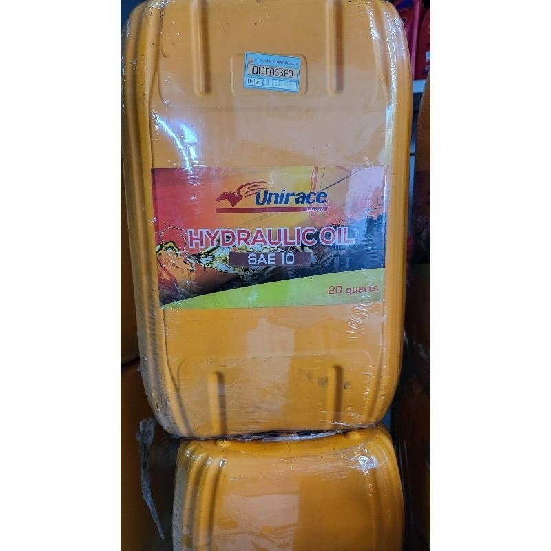 Unirace Oli Hidrolik / Hidrolis SAE 10 Kemasan Paill