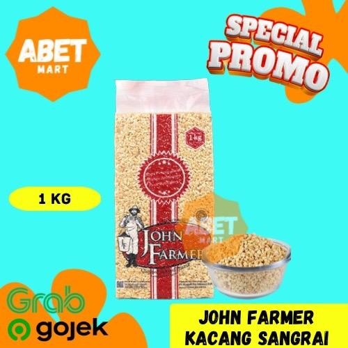 

John Farmers Kacang Tanah Sangrai Cincang 1Kg - 1 Kg Jhon Farmer Farmer’s Choped Peanut Roasted 1000Gr Topping Pak Pcs Dus Vacum