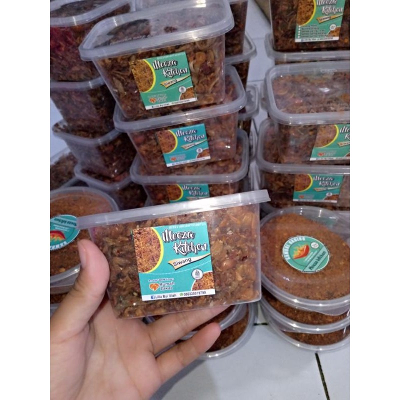 

Moeza kitchen siwang pedas original khas cirebon kemasan kotak 100gram