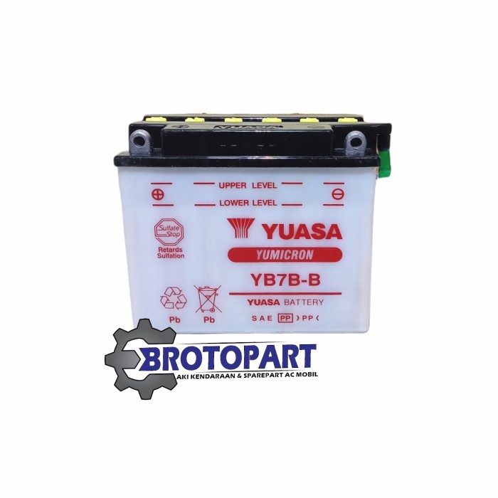Aki Accu Basah Yuasa YB7B B/GM7B 4B Motor Honda Tiger 2000, Tiger Revo