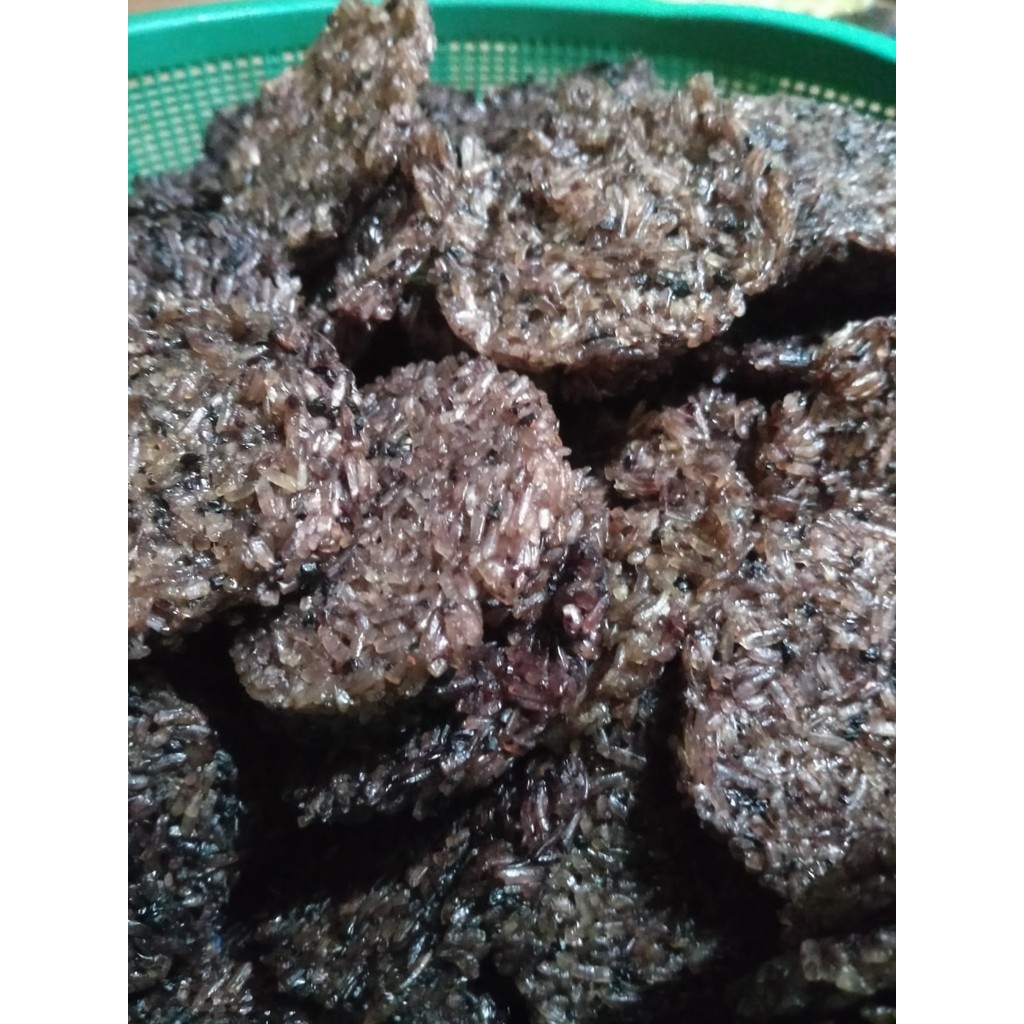 

Rengginang Mentah Ketan Hitam Rasa Terasi isi 20 pcs