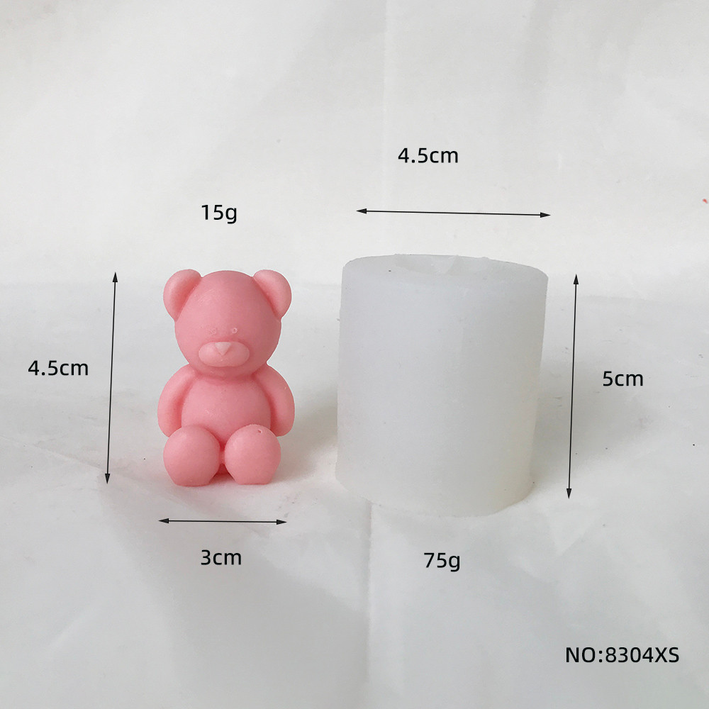 

Little Bear Silicone Mold Candle Making and Styling Tool DIY Home Decoration Making