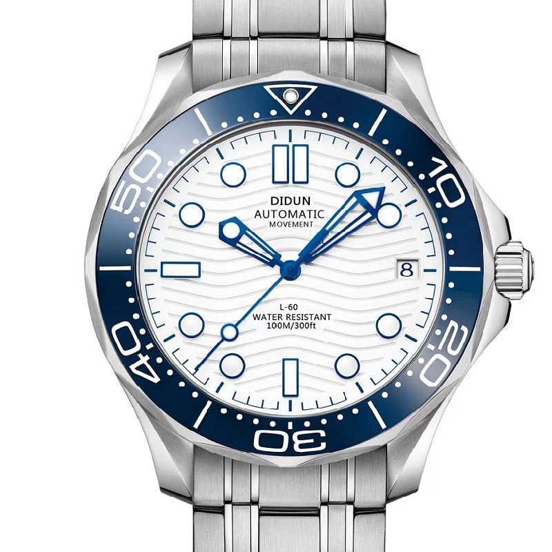 Jam Tangan Pria 2023 DIDUN New Men Automatic Watches Top Brand Luxury Mechanical Rubber Stainless St