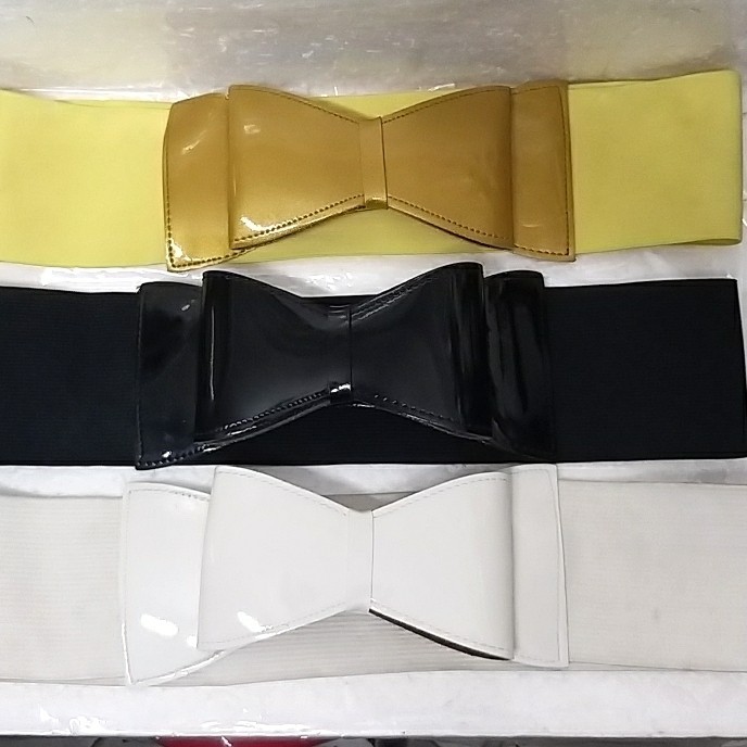 Ikat Pinggang karet Gamis - Kuning