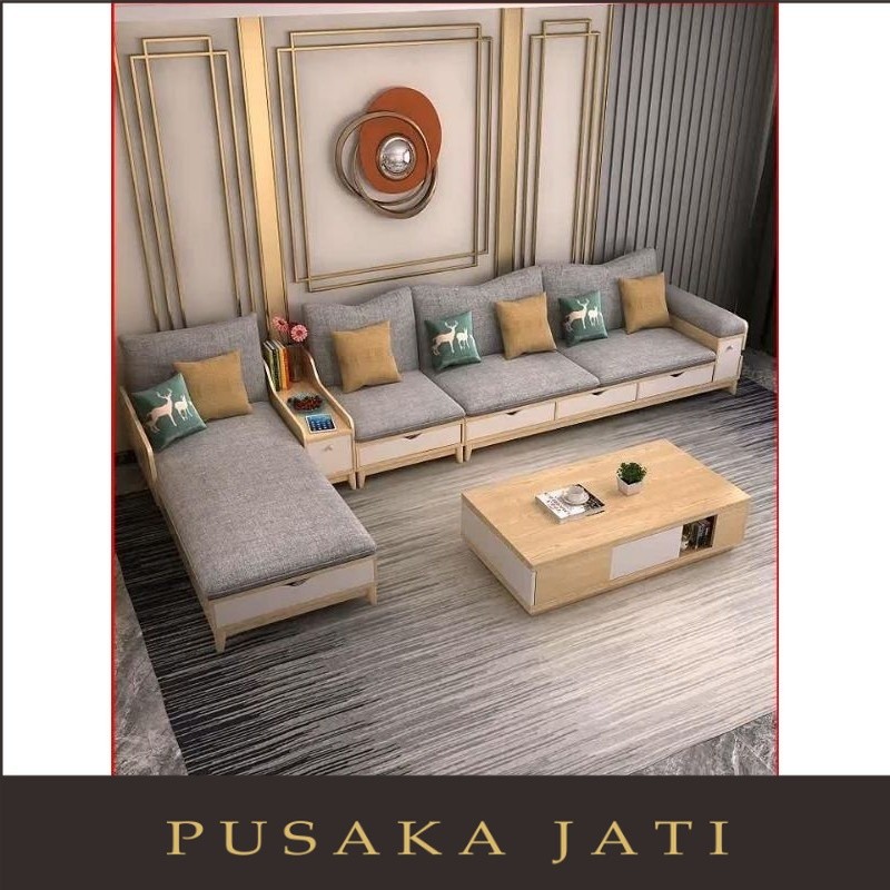 sofa ruang keluarga/sofa minimalisofa modern pusakajati
