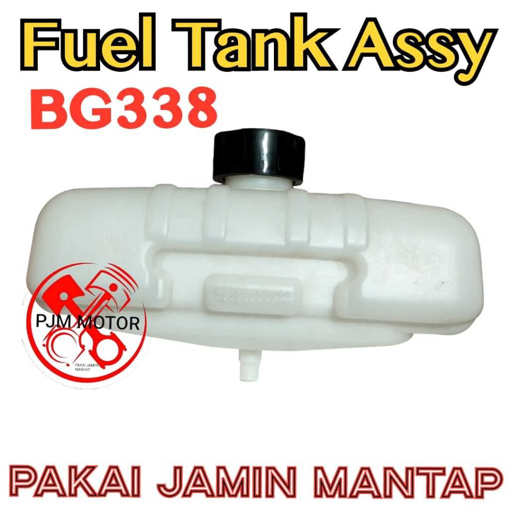 

NEW BG 338 TANGKI PUTIH BARU Fuel tank assy mesin potong rumput TL33 (BARU MODEL COAK) amplas
