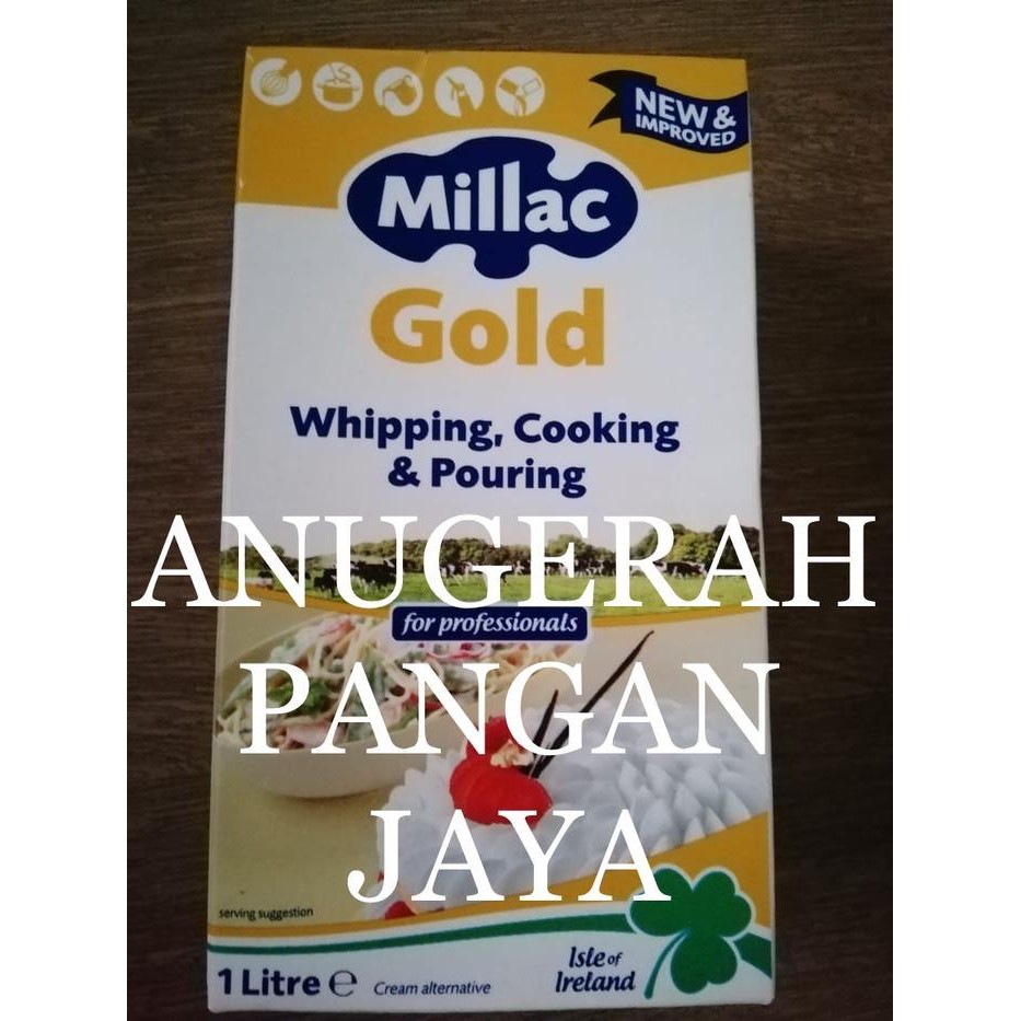 

MILLAC GOLD whip whipping cream 1kg MANTAP