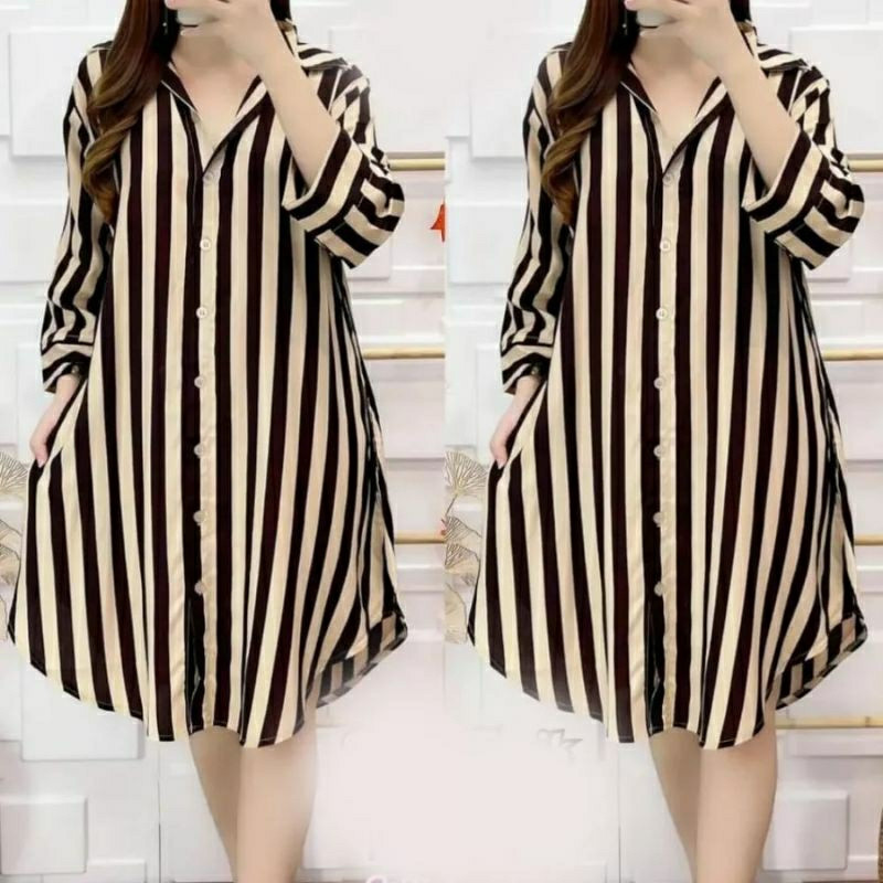 tunik salur jumbo wanita ld 125 wanita lengan panjang untuk lebaran terbaru 2025 Atasan muslim