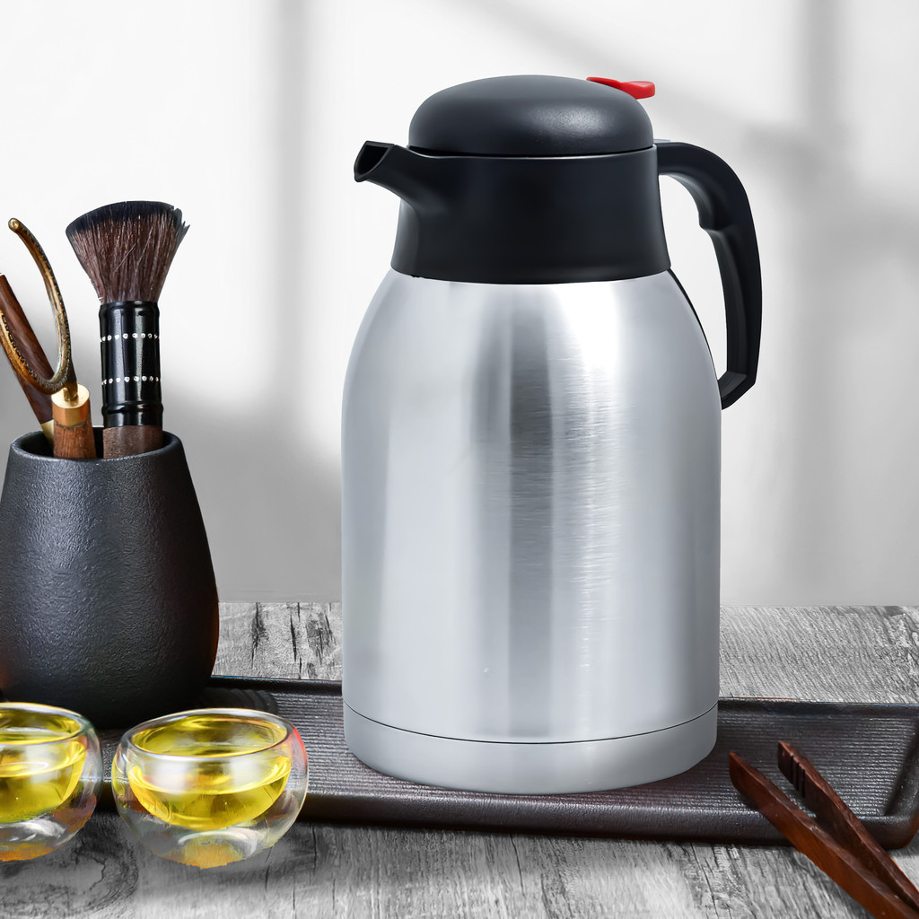 Termos Teko Teh Kopi 1.5 Liter Vacuum Flask Bottle Stainless Steel PREMIUM Tahan Panas & Dingin