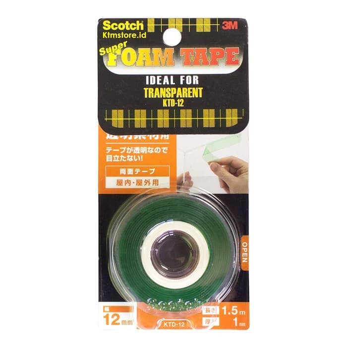 

JAKLUIS_SHOP 3M Super Strong Transparent Tape KTD-12