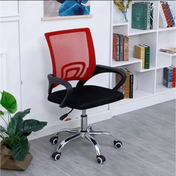 VARONA MALL] KURSI GAMING KURSI KANTOR JARING KURSI KERJA KURSI PUTAR VARONA MALL] - 8861 MERAH