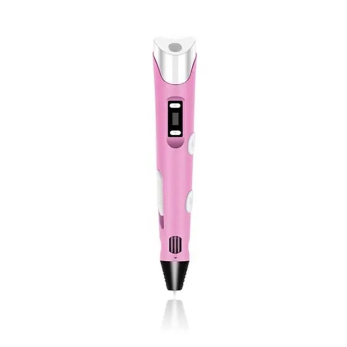 

3D Printing Pen Smart Printer Art 3 Dimensi Filament PLA - Pink