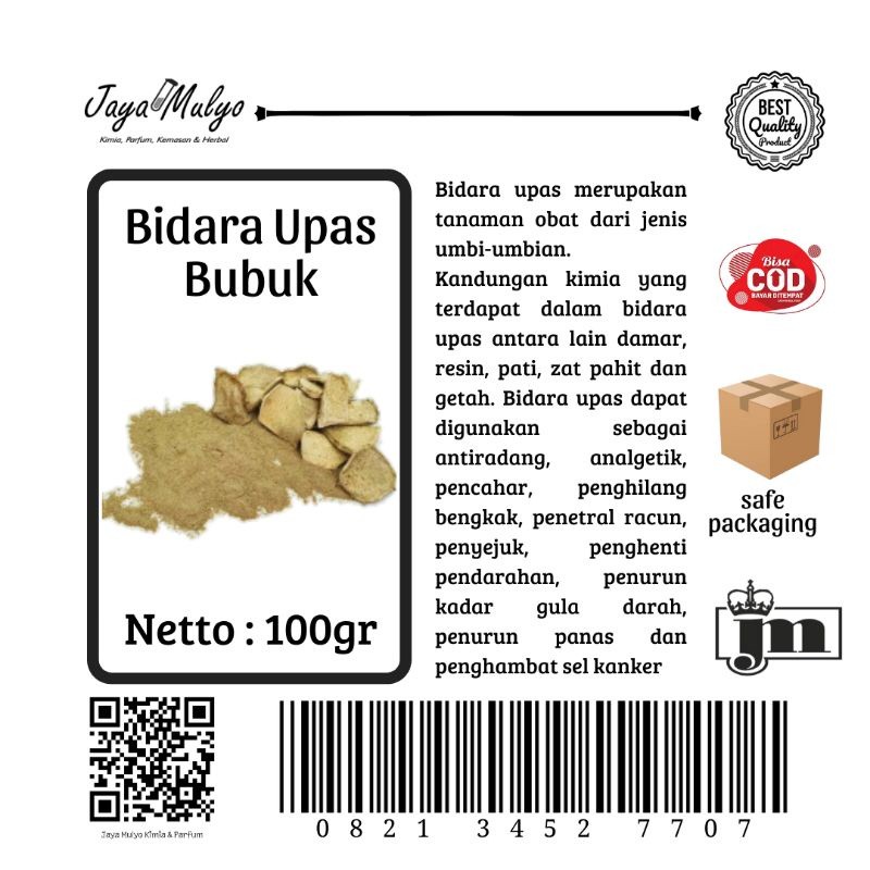 

Umbi Bidara Upas Bubuk (100gr)