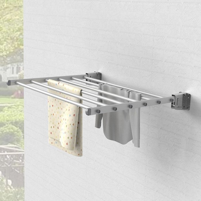 Jemuran Baju Dinding Lipat STORA Jemuran Pakaian Lipat Dinding