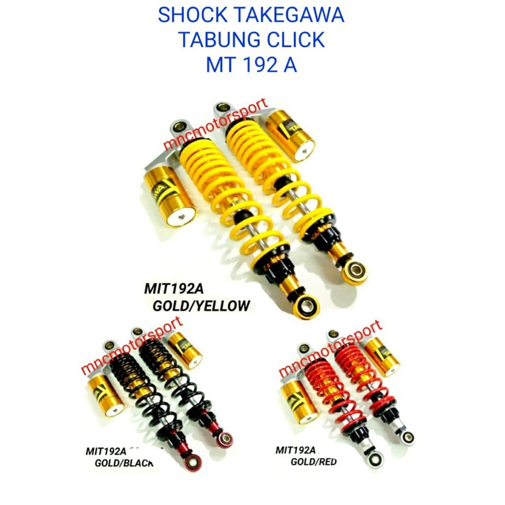 SHOCK SHOK TABUNG CLICK 280 MM TAKEGAWA MT 192 A SHOCKBREAKER