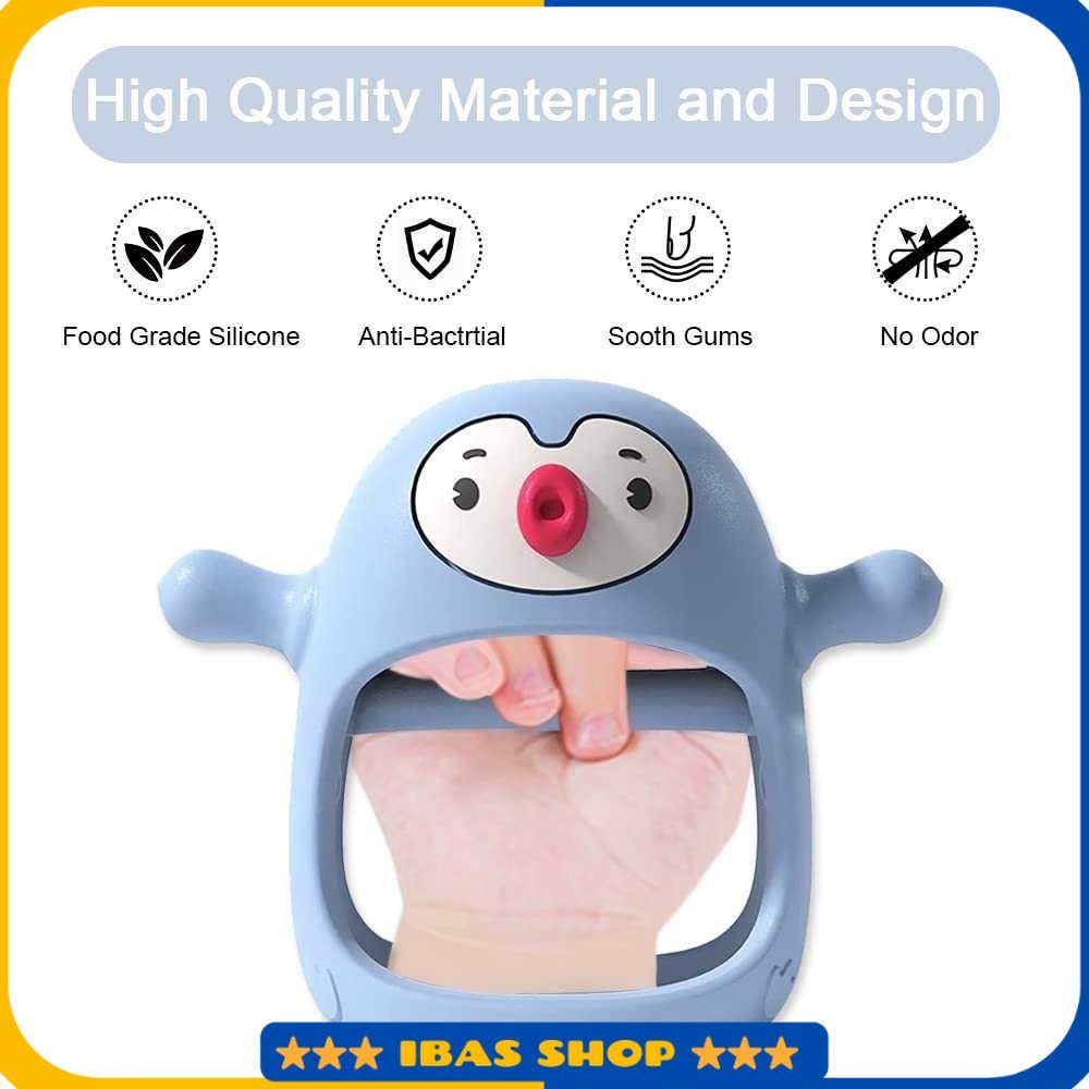 Baby Teether Toys Silicone Chewable Hand Breast Feeding - Sm01