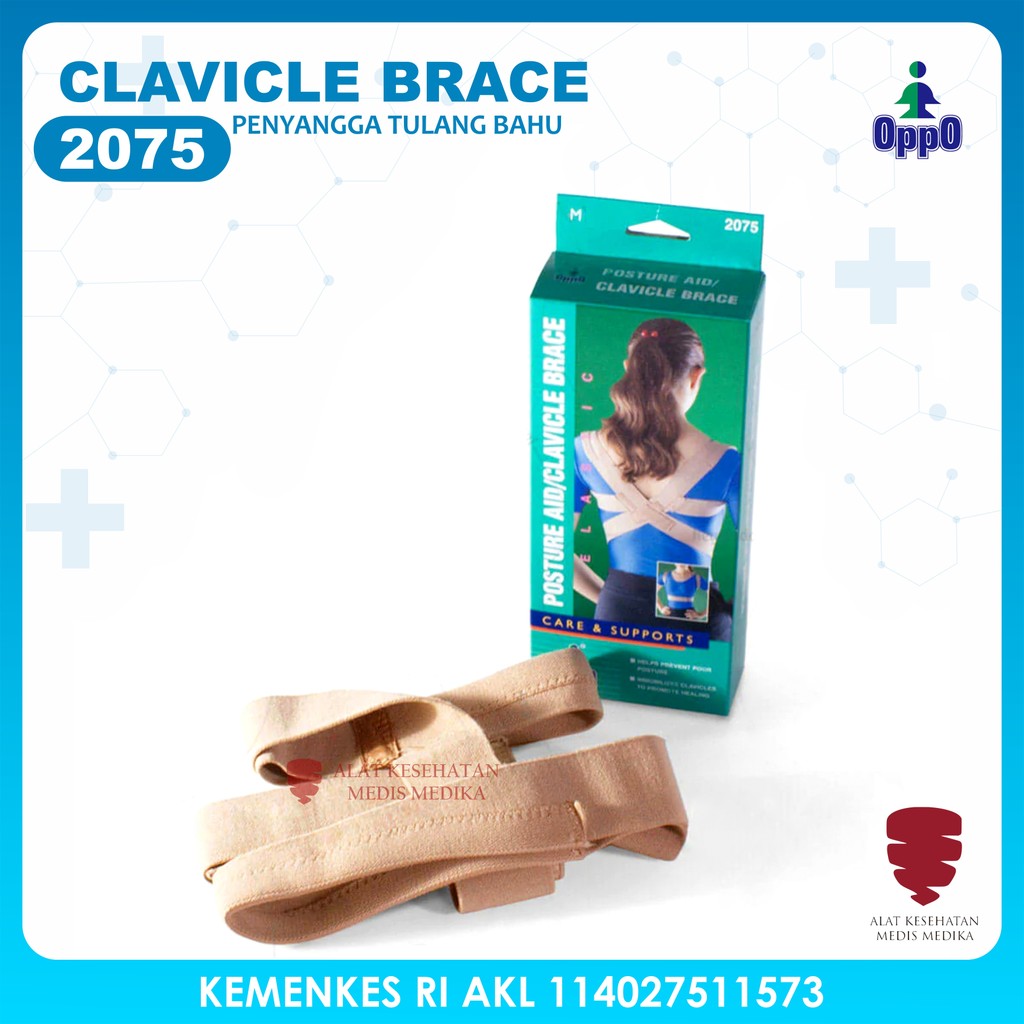 Oppo Posture Aid 2075 Clavical Brace Alat Penyangga Penegak Pundak