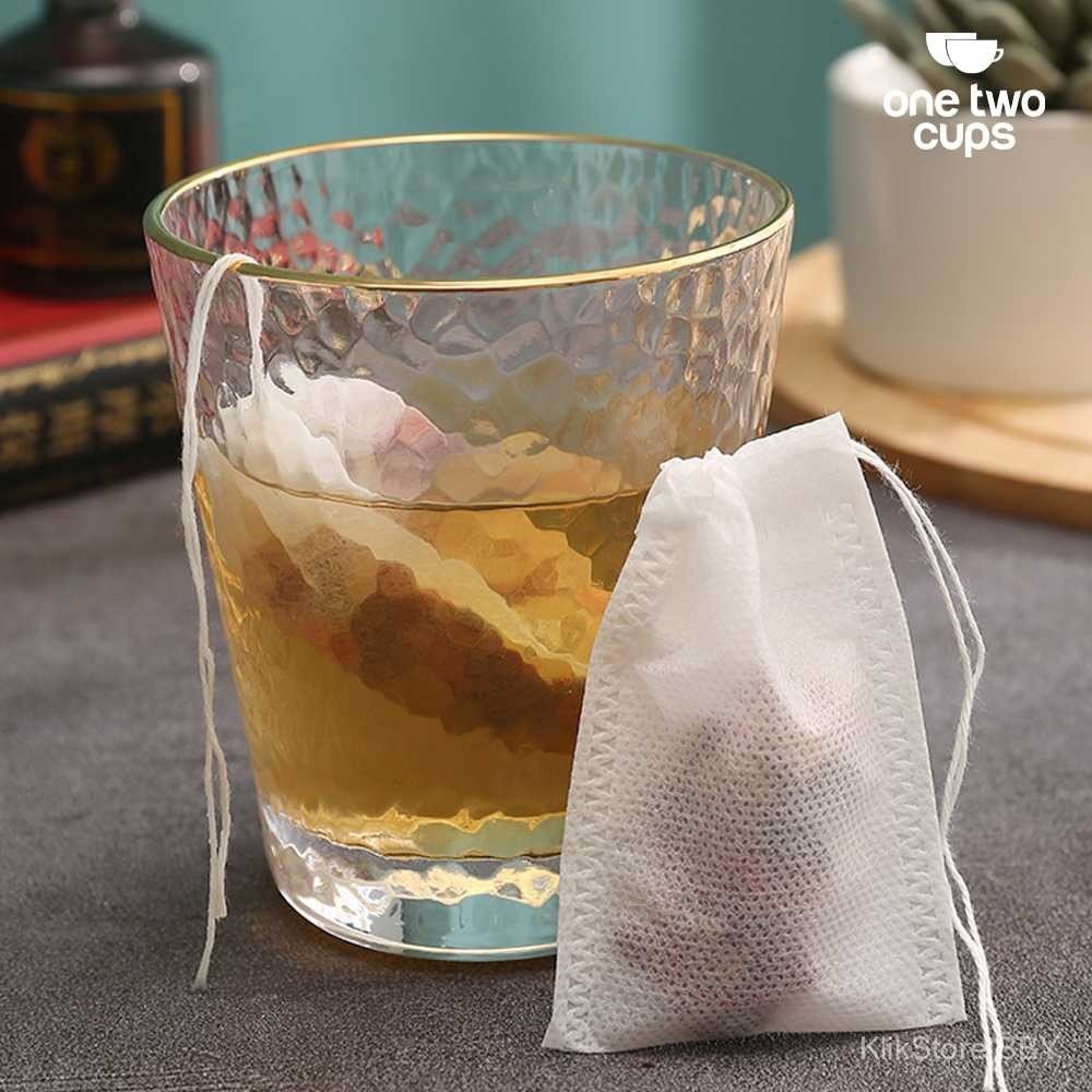 

One Two Cups Kantong Teh Celup Kosong Teabag Non Woven 5.5x7cm 100 PCS - M100