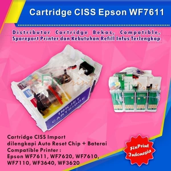 CISS Epson WF7611 WF7620 WF7610 WF7110 WF3640 WF3620