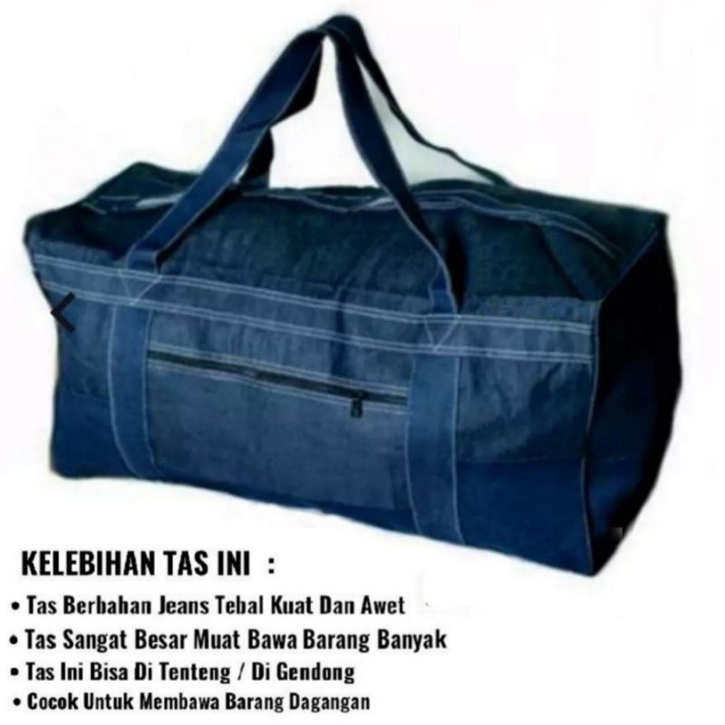 Tas Travel Bags Jumbo-tas Pakaian Bahan Kain-tas Jualan Keliling Besar