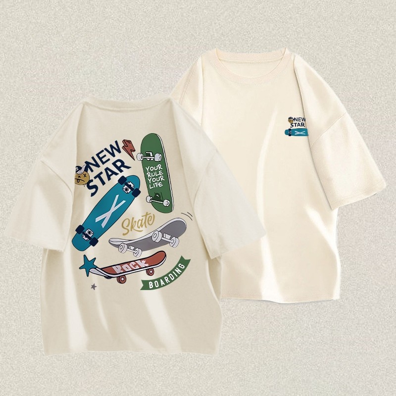 T-shirt Pria Oversize | Kaos Sablon “ BOARDINS ” | Kaos Pria Distro Original | Kaos Distro Oversize 