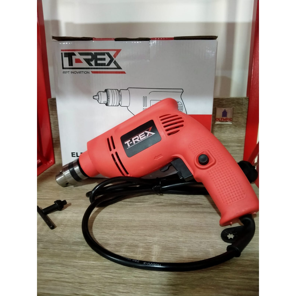 [BISA COD]TREX BOR KAYU BESI 10MM BOR 10MM BOLAK BALIK BOR Bolak Balik Electric Drill