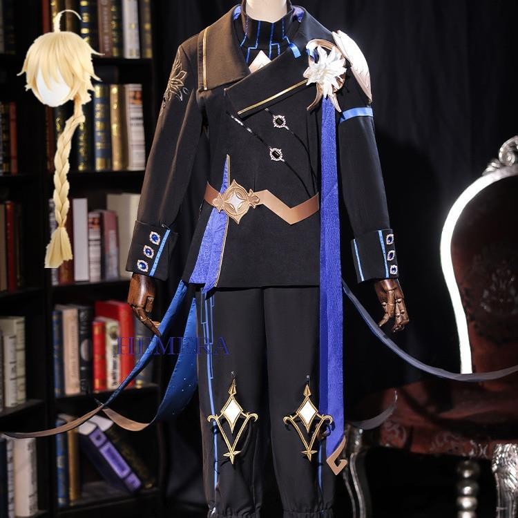 In Stock Aether Cosplay Exclusive Genshin Impact Cosplay Abyss Prince Aether Costume Traveler Aether