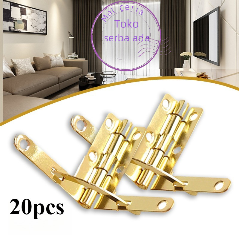 10PCS Engsel Siku Sudut Engsel 90 Derajat Engsel Putar Perhiasan