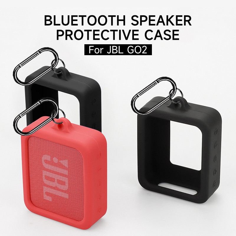 Case JBL GO2 Bluetooth Speaker Protective Case JBL Silicone Audio Storage Soft Case Dropproof Dustpr