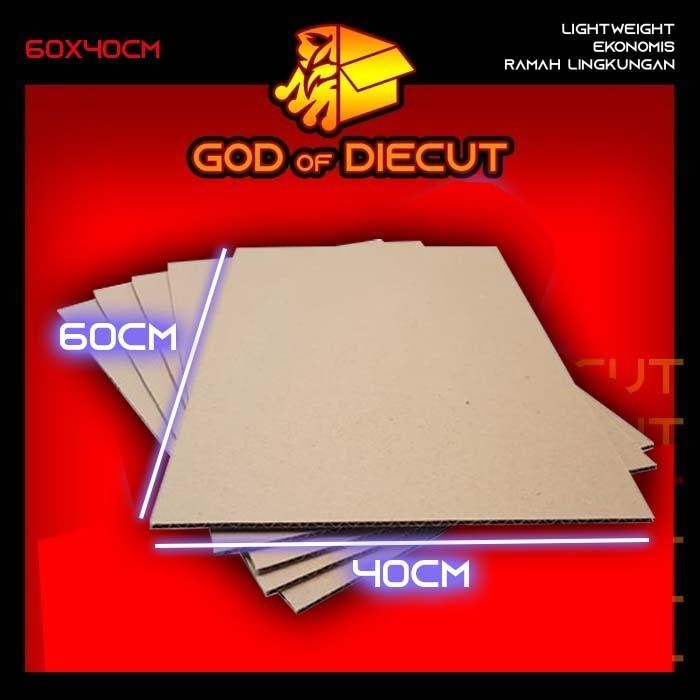 

KARDUS LEMBARAN 60X40 CM - Karton Kotak Packaging Packing Box