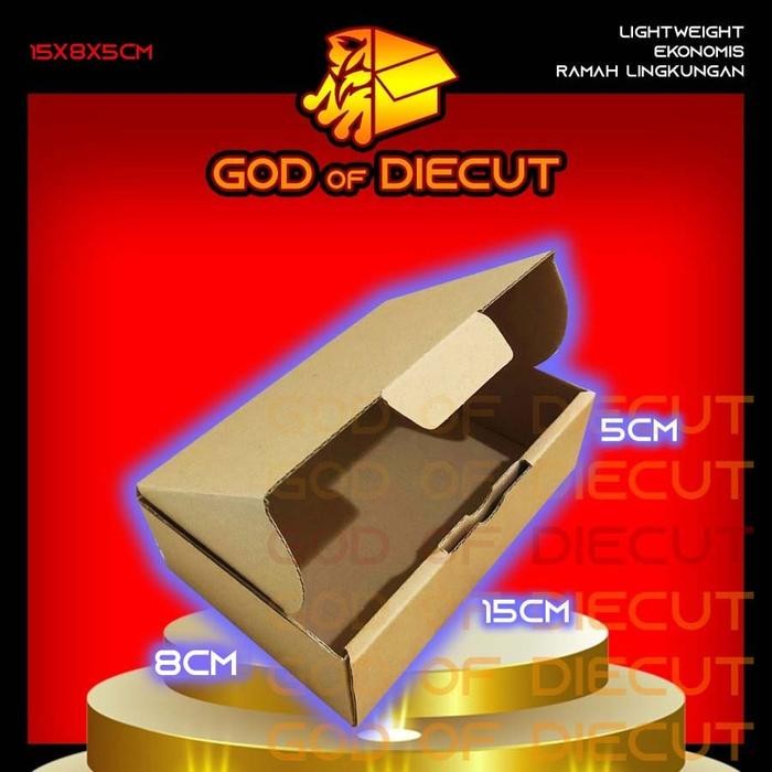 

KARDUS DIECUT 15x8x5 CM - Karton Kotak Packaging Packing Box Pizza