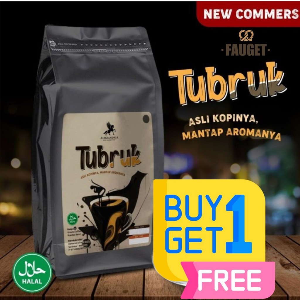 

Paket Buy 1 Get 1 FREE - KOPI TUBRUK ALEKSANDRIA 1KG