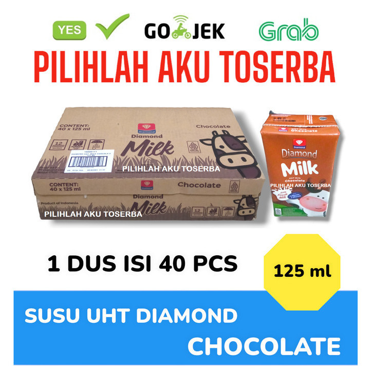 

Susu DIAMOND UHT Chocolate MINI 125 ml - (HARGA 1 DUS ISI 40 pcs)