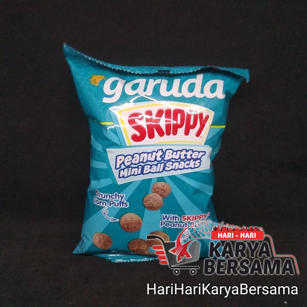 

MAKANAN RINGAN GARUDA SKIPPY PEANUT BUTTER MINI BALLS SANCKS 50GR