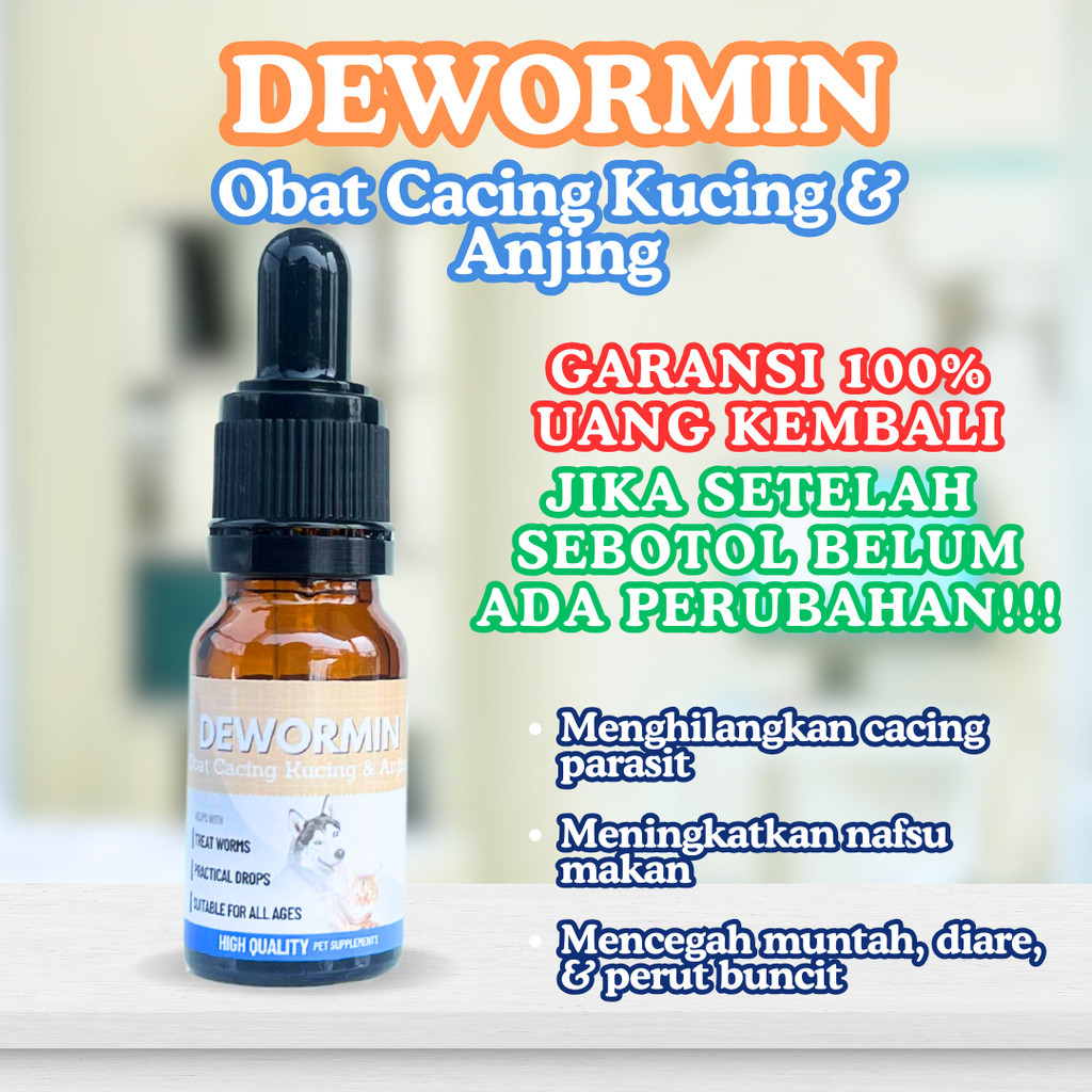 OBAT CACING KUCING AMPUH MEMBASMI CACING OBAT ANTI INFEKSI CACING KUCING CAT KITTEN AMPUH BASMI DAN 