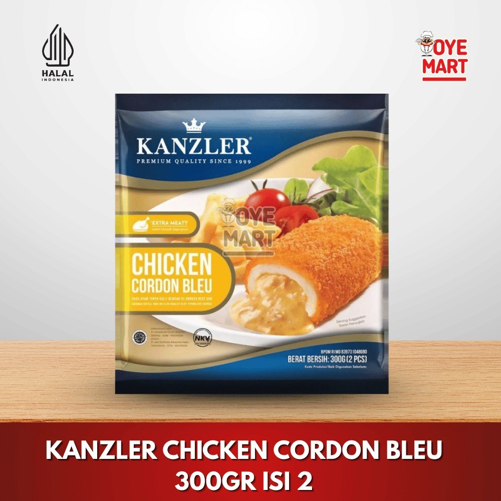 

KANZLER CHICKEN CORDON BLEU 300GR ISI 2 NAGET AYAM ISI KEJU