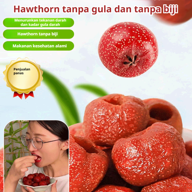 

【Kirim dalam 24 jam】Hawthorn Kering 250g Freeze Dried 100% Buah Asli Kering Snacks Food Cemilan Sejenis Semak Kering Buah Kering Sejenis Semak Snack Asem Manis