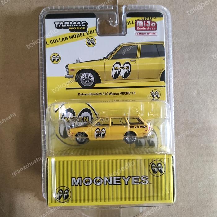 DIECAST TARMAC WORKS DATSUN BLUEBIRD 510 WAGON MOONEYES
