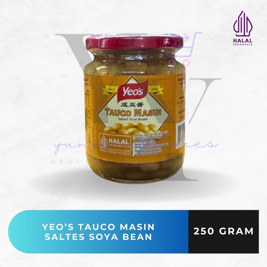 

pekanbaru /[KECIL] Tauco Masin Yeos / Yeo's Malaysia 250 gram