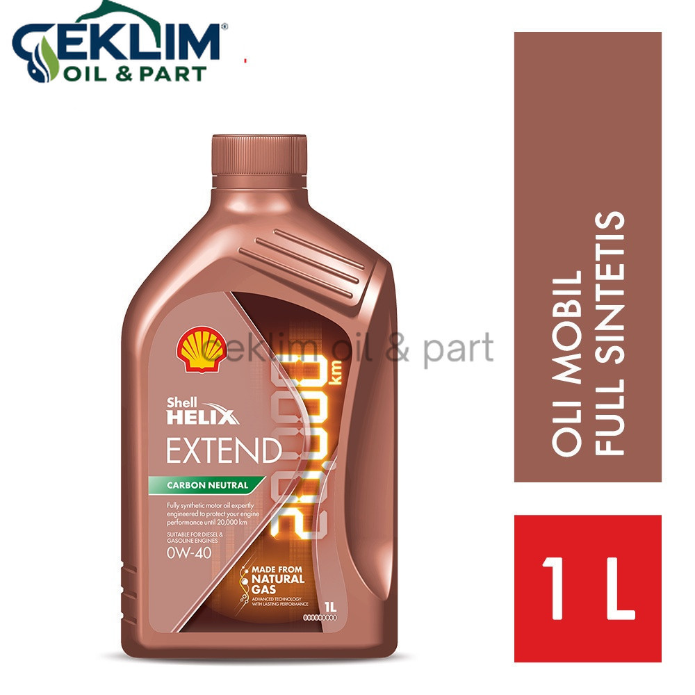 Shell Helix HX Extend 0W-40 (1L)  Oli Mesin Mobil