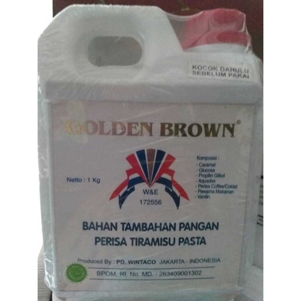 

1KG Golden Brown Pisang Ambon Essence / Orange / Pandan / Red Velvet / Rum Bakar / Strawberry / Talas / Tiramisu / Vanilla Crown Pasta 1kg