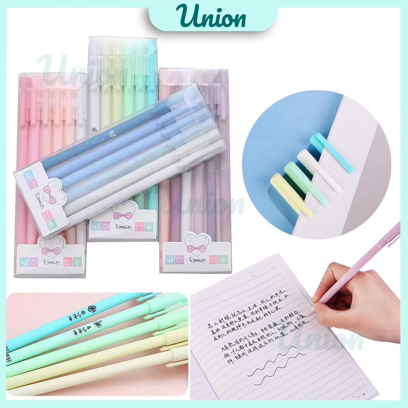 

Set 6 Pcs Pena Gel 0.5mm Warna Pastel 1 Set Pen Gel Aesthetic Pulpen Gel 6IN1 Warna