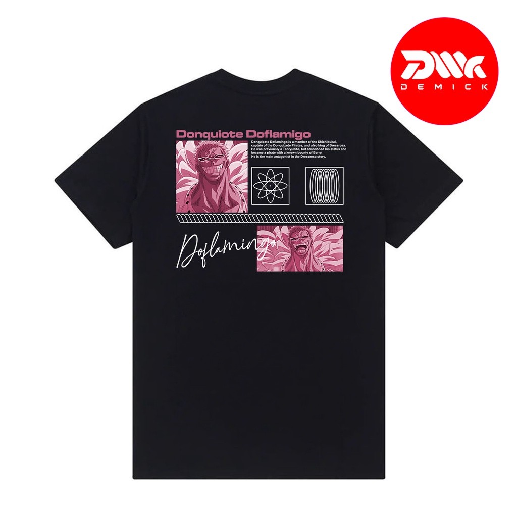 Kaos Anime One Piece Doflamingo Baju Anime One Piece scibukai