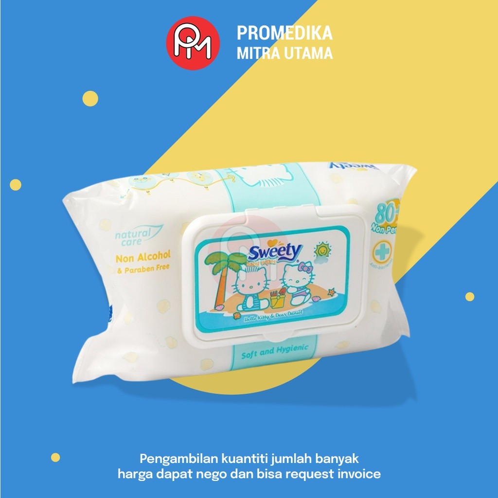 Tisu Basah | SWEETY Baby Wipes | Tisu Pembersih
