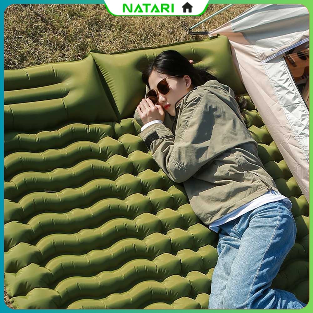 Kasur Matras Angin Double Inflatable Moistureproof Foldable - HQ-200