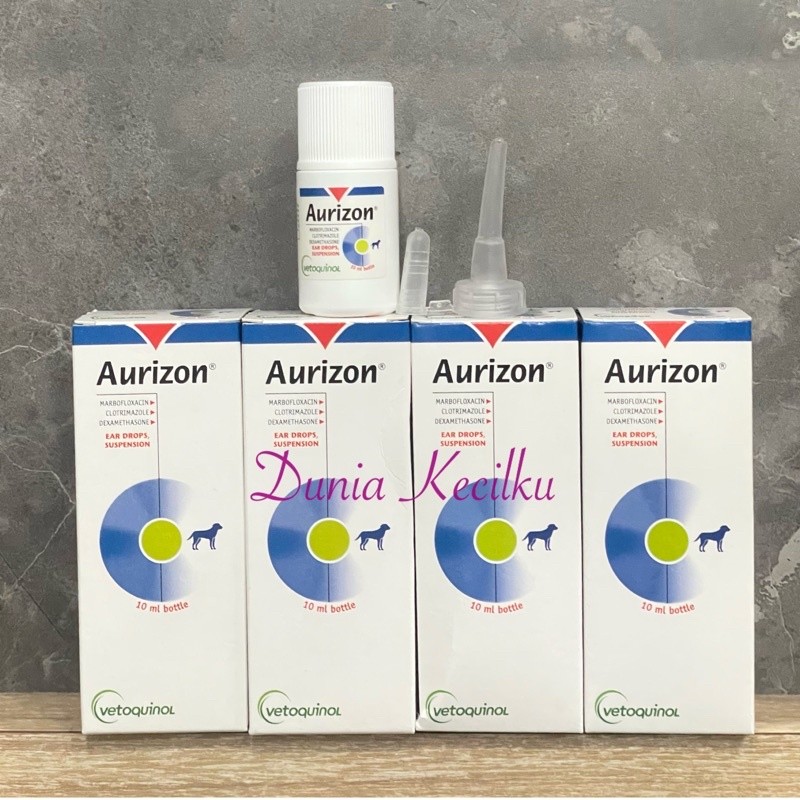 Aurizon Ear Drop Suspension 10ml Obat Tetes Telinga Anjing