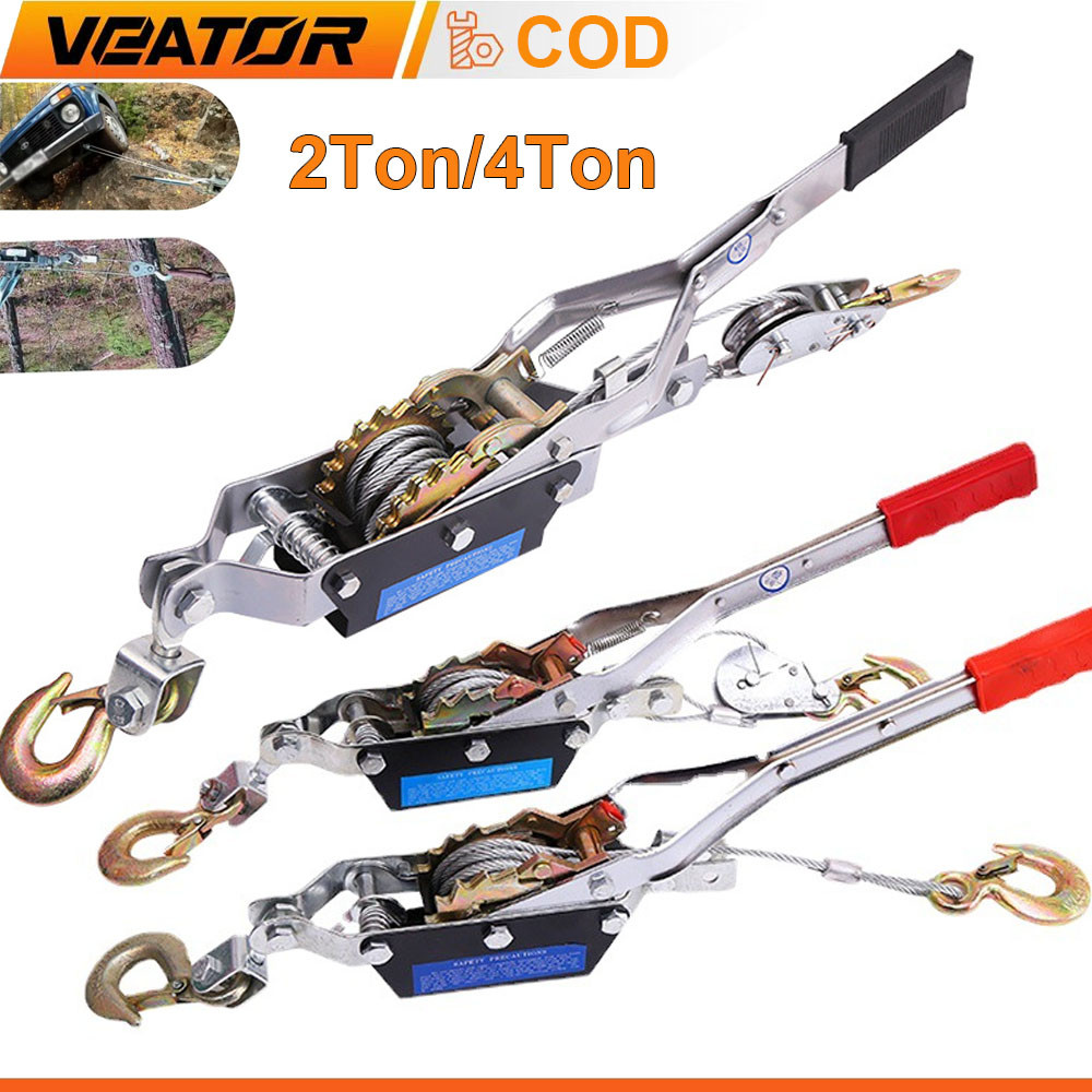 2T 4Ton Tali Kawat Manual Tensioner Ratchet Ratchet Tensioner Kait Ganda Winch Pengikat Tali Pengika