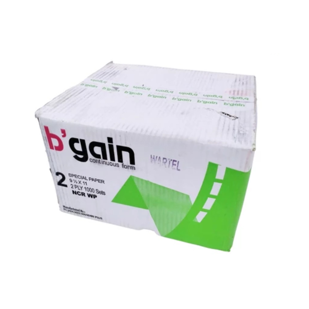 

Kertas Nota CF BGAIN / Continuous Form B'GAIN K2 Wartel 2ply 1000 Sets