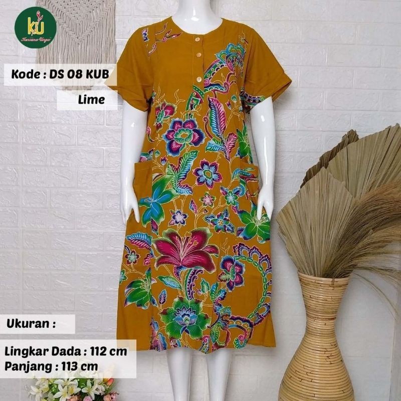 Promo Daster Daster JUMBO Asli Kencana Ungu Busui DS 08 KUB Label BIRU Original 2Saku Depan SUPER Gr